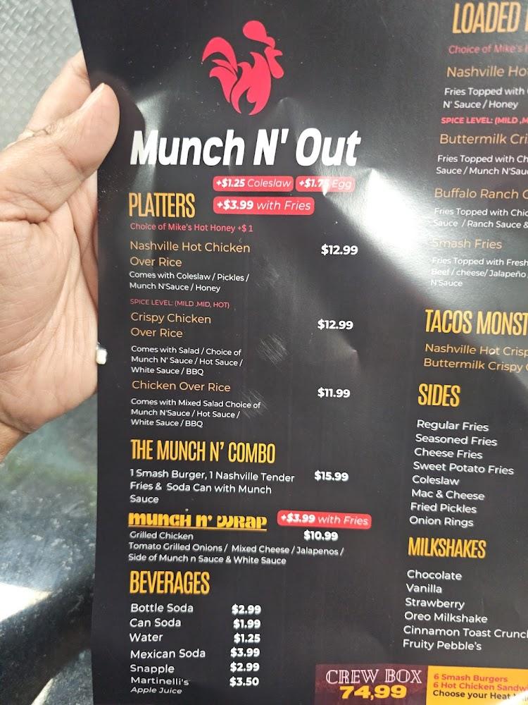 Munch N' Out Menu image 3